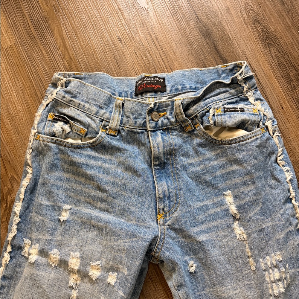 Dolce & Gabbana Vintage Light Blue Denim Jeans - Picture 2 of 14